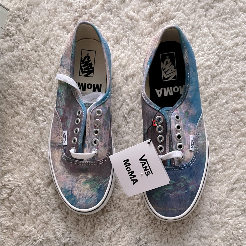 Vans MOMA X AUTHENTIC 'CLAUDE MONET’S WATER LILIES' NWT
